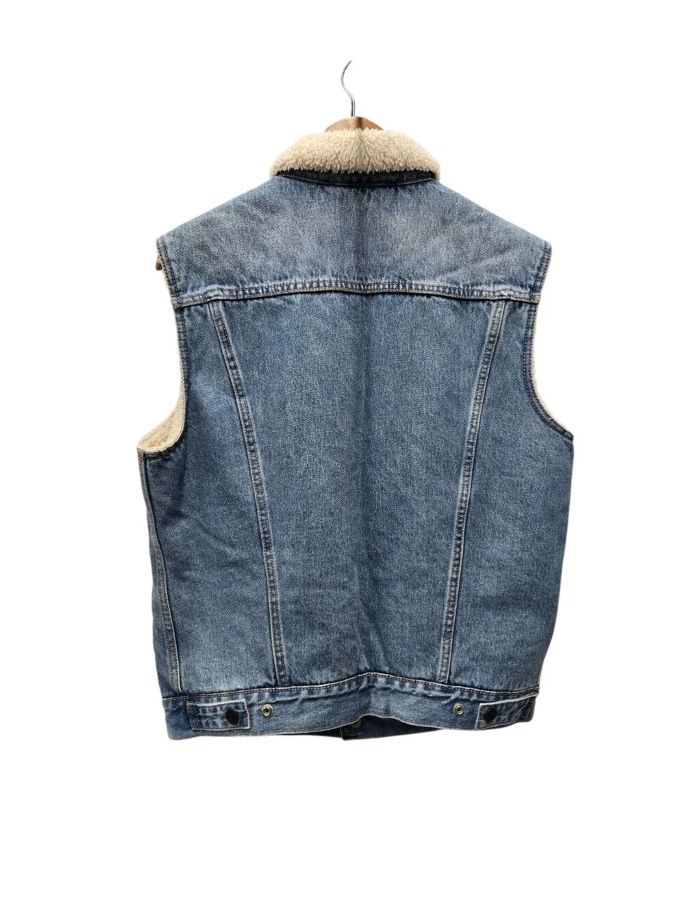 Levi's Denim Sherpa Trucker Vest
